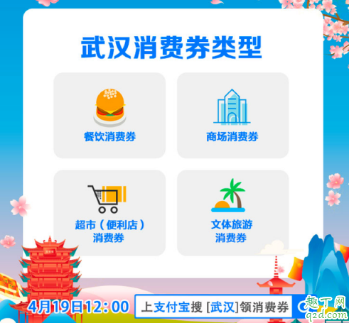 2020武汉消费券支付宝领取入口 支付宝武汉消费券点外卖可以用吗