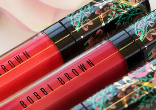 Bobbi Brown芭比布朗夏季新品花卉唇釉01试色，一朵清透的焦糖玫瑰