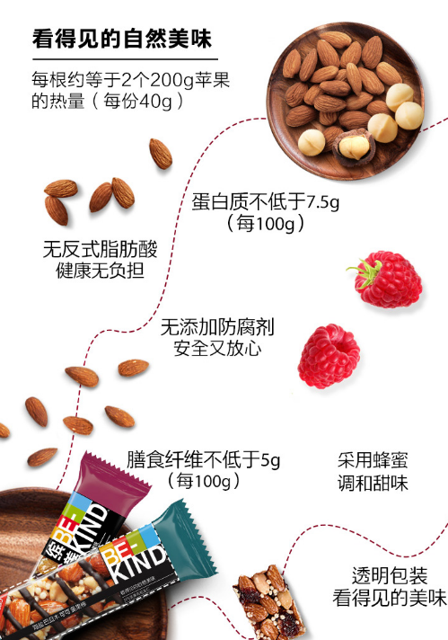 缤善坚果棒吃了会胖吗？看看热量就知道了！