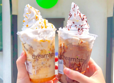 ins网红creamistry冰淇淋魔都新店点单攻略，开业买一送一哦！