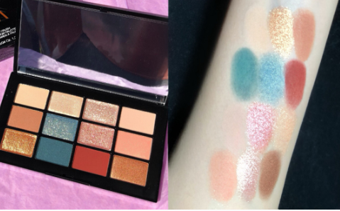 Nars2020限定眼影盘cool crush和afterglow试色对比，你更中意哪款？