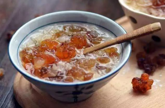 桃胶煮出来是固体还是稠状的？两者都有可能！