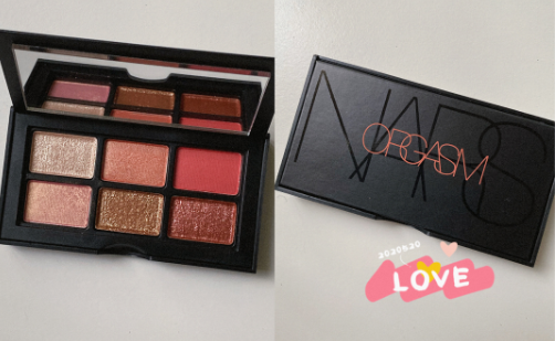 nars2020夏季限量六色眼影盘orgasm试色，断货警告！