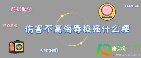 伤害不大侮辱性极高啥梗什么意思-伤害不大侮辱性极高出自哪