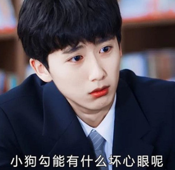 小狗勾能有什么坏心眼呢什么梗-小狗勾能有什么坏心眼呢表情包无水印