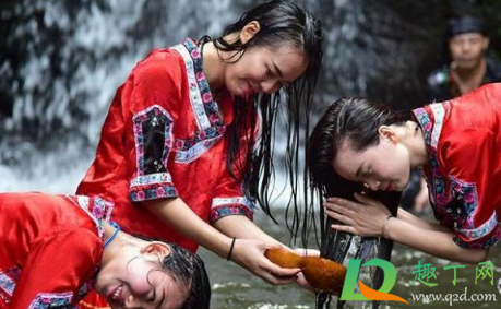 古人用什么植物洗头发-古人洗头发怎么吹干