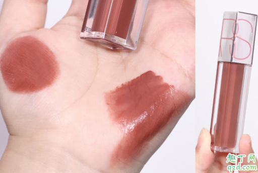 nars2020新品唇釉foxy什么颜色 nars唇釉foxy和freestyle试色对比