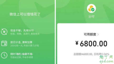微信分付可以转账发红包吗 微信分付可以强开吗